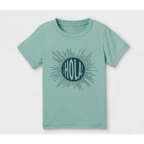 Well Worn Other - LATINO Heritage Month Unisex Kids Hola Short Sleeve T-Shirt Size XS